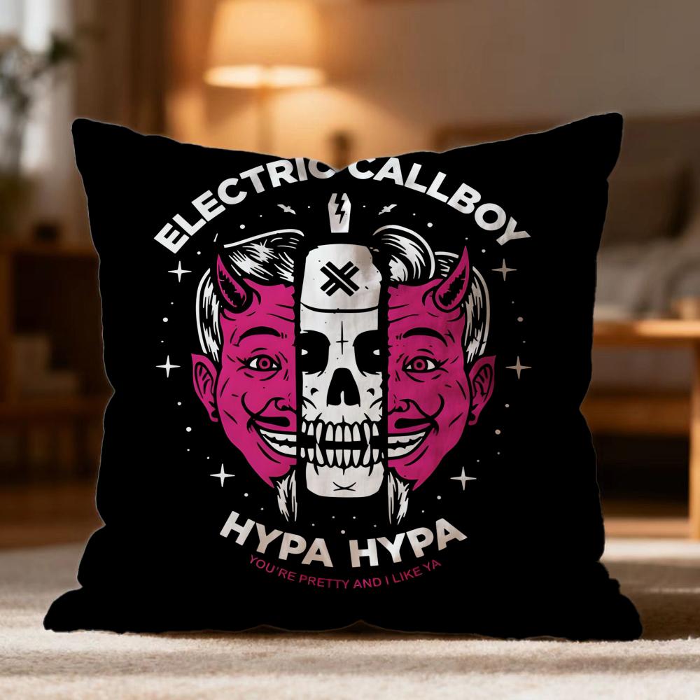 Hot E-EElectric Callboy Cushion Cover Soft Washable Pillow Case Multi-Scene for Couch Bed Travel Office Use