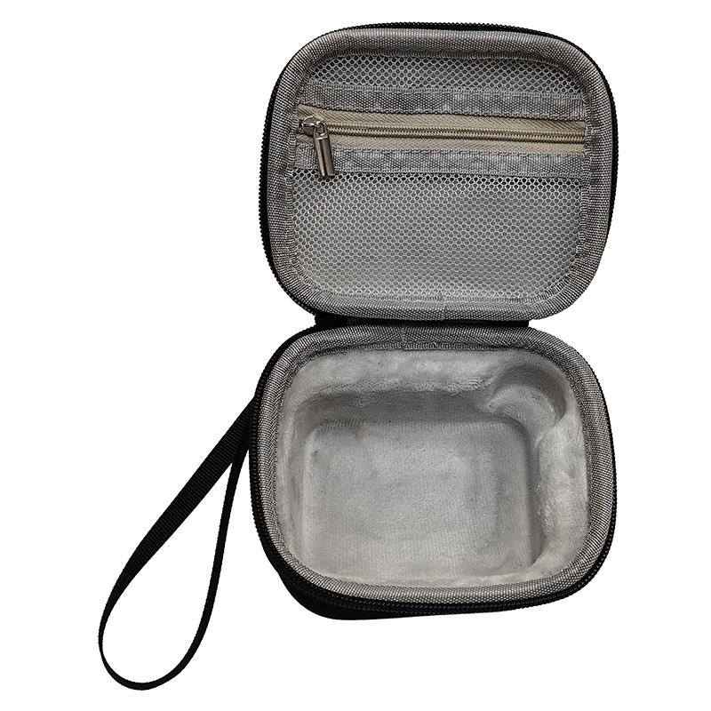 Hard Carrying Case Anti-scratch Hard Travel Case with Hand Rope & Carabiner Portable Storage Bag for JBL Go 4 Portable Speaker