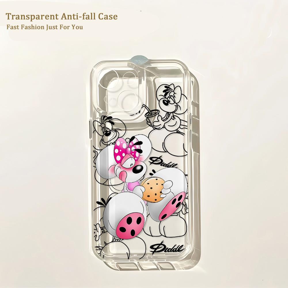 Coque de téléphone Cartoon Diddls Souris Pour Samsung Galaxy S26 S25 S24 S23 S22 S21 S20 FE Note20 Note10 Edge Plus Ultra Lite 5G Housse