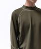 MUSINSA STANDARD [City Leisure] Structured Mock Neck Long Sleeve T-Shirt [Olive Green]