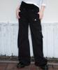 ROSEFRANTZ Cargo Slim Bootcut Pants [Black]