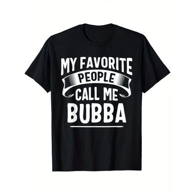 Fathers Day T-Shirt Men's T-shirt Funny Pattern, Casual and Comfortable Round Neck  Short Sleeve