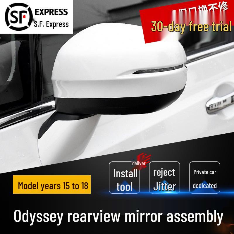 

Подходит для Honda Odyssey 2015-2018 Левая/Правая Сборка корпуса отражателя зеркала заднего вида Unpainted - Passenger (Right)