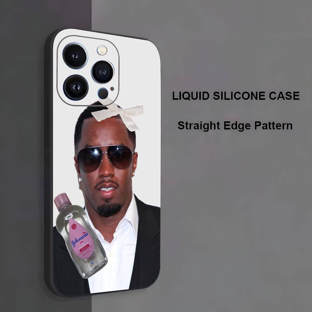 

P.D-Diddy B-Baby baby oil Phone Case For iPhone 17,16,15,14,13,12,11 ,Pro Max,XS,X,XR,SE,Mini,8,7,Soft Silicone Black Cover iPhone14