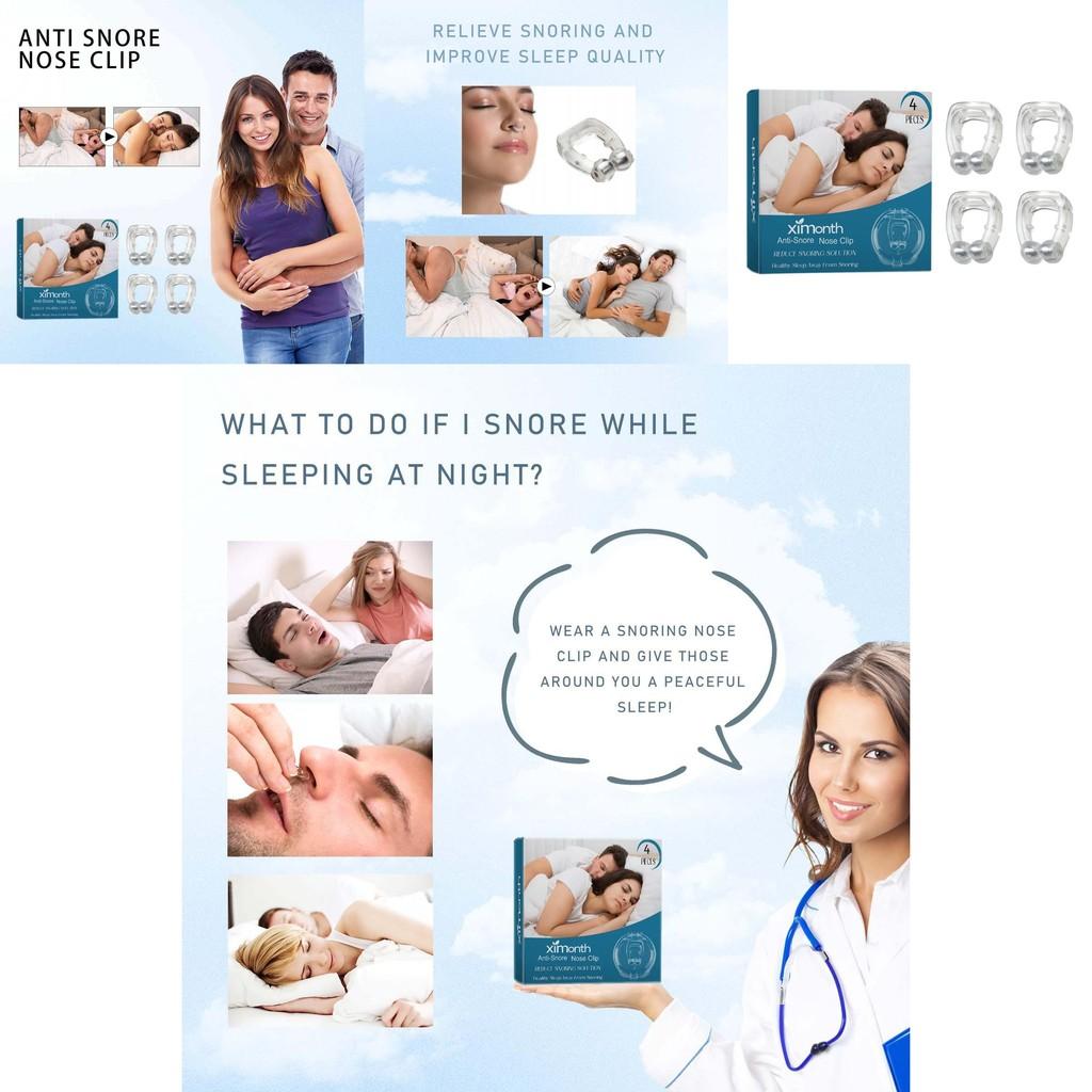 Ximonth Anti Snoring Nasal Clip For Enhanced Breathing And Comfortable Sleep Aid