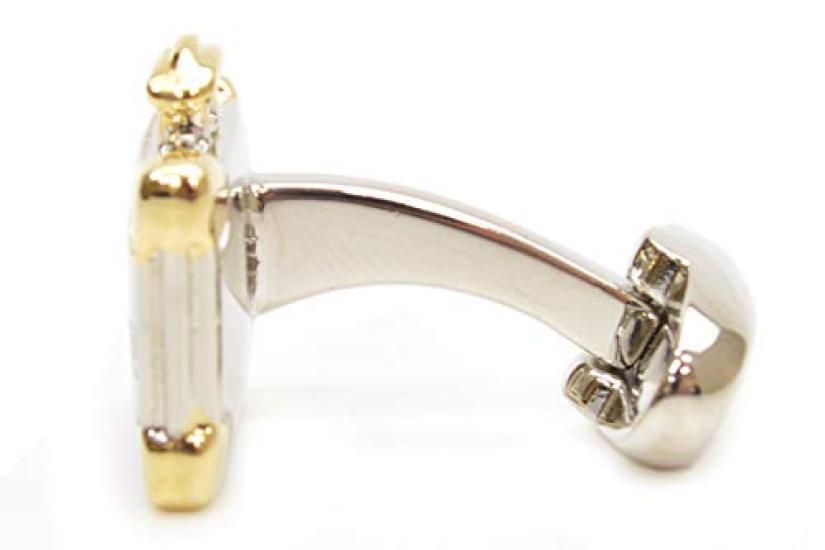 Paul Smith Trunk Case Motif eps20s205 M1A CUFF ASUITC Suitcase Silver Multi Men's Cufflinks, Cufflink,