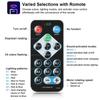 LED Stage Disco Light Rotating DJ Ball Strobe Remote Sound Control Magic Dance Car RGB Christmas Gift Club Party Laser Show Lamp