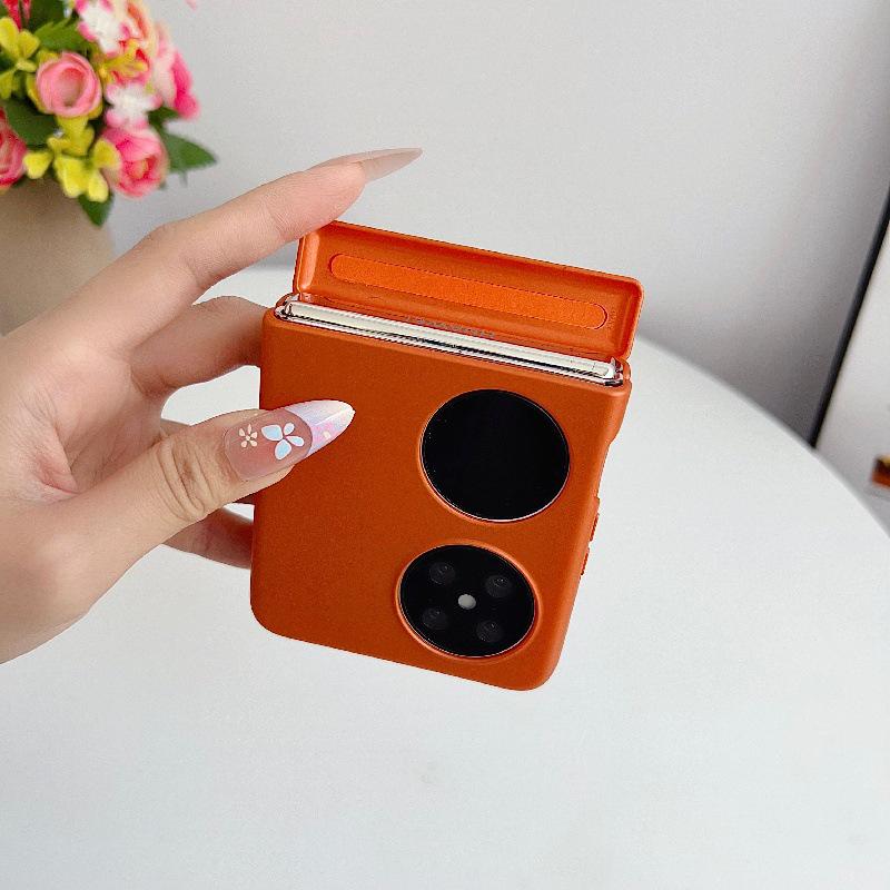 Magnetische effen kleur Huawei Pocket2 hoes - Valbestendig, Opvouwbaar, Scherm & PC Harde beschermhoes