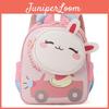 Cartoon Bunny Kids Backpack For Preschool Girls And Boys With Nylon Material And 10in Laptop Storage