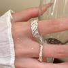 Exquisite Geometric Stackable Ring: Adjustable, Versatile, and Irregular Design for Women