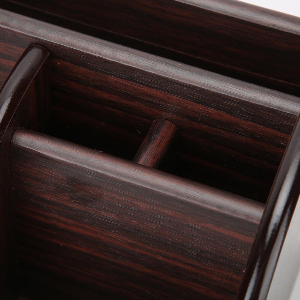 Brown Multi-function Desktop Pen Storage Rack  Home Desktop Sundry Storage