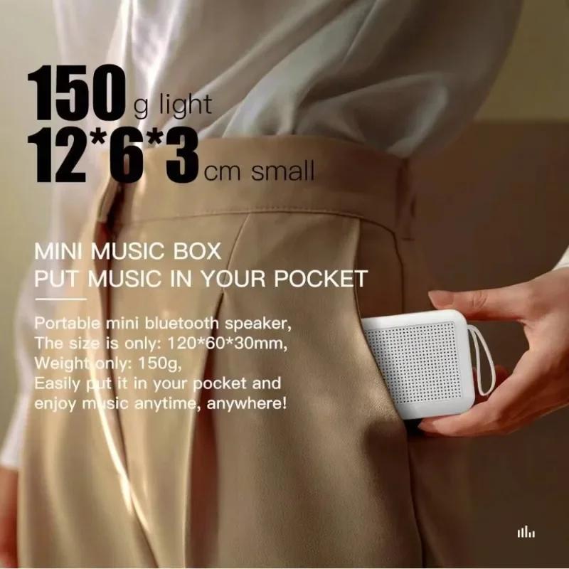 1 Wireless Mini Speaker - Portable 5W Stereo Music Player for Outdoor Use (Compact Subwoofer)