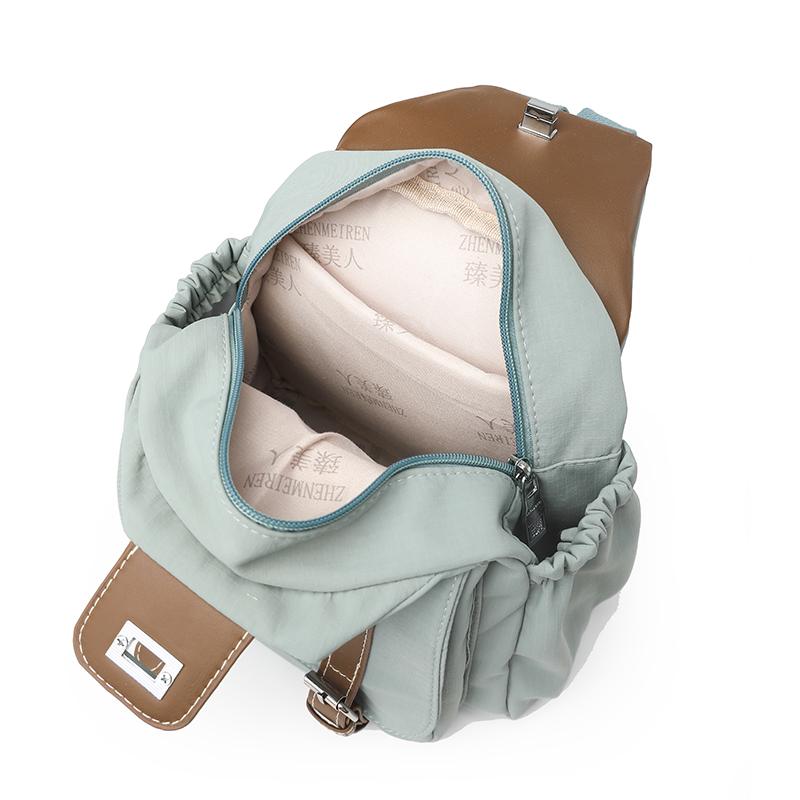 Dwufunkcyjna Torba na Klatkę Piersiową Wielofunkcyjny Plecak z Kontrastowymi Kolorami Damska Torba Podróżna na Ramię Crossbody