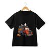 Halloween Cartoon Truck Ghost Short - Sleeve T - Shirt, Unisex Fun Festival Top