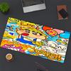 Tapis de Souris Impression Crayon Shin, pour Clavier Pad Ordinateur Portable Tapis pour Bureau Utilisation à Domicile, Décoration de Bureau, Cadeau d'Anniversaire Parfait pour les Joueurs