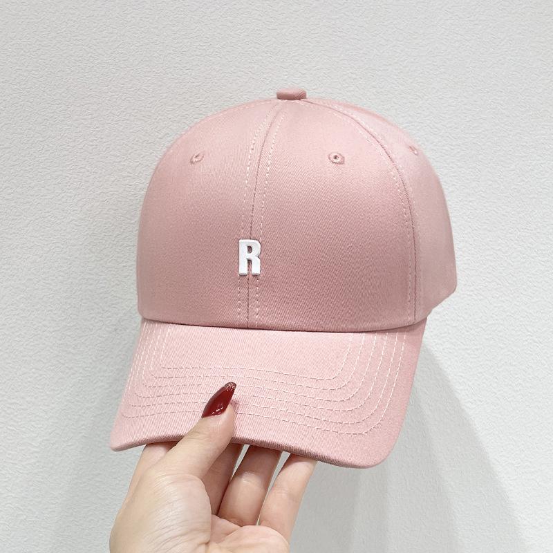 Trendiger Buchstabe R Baseballkappe für Unisex Herbst- und Winterstile Outdoor-Reisen Verstellbar Sonnenschutz Urlaubsgeschenke Schirmmütze