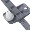 Soft Close Damper 12 pcs Grey 125 x 47 x 15 mm PP