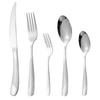 Star Diamond Stainless Steel Tableware Knives, Forks and Spoons Five-piece Set Light Luxury Simple Western Food Steak Knives, Forks and Spoons