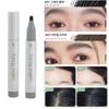 Geniloid Natural Water Eyebrow Wild Tattoo Pencil & Hairline, 1 Pcs, Deep Gray Black