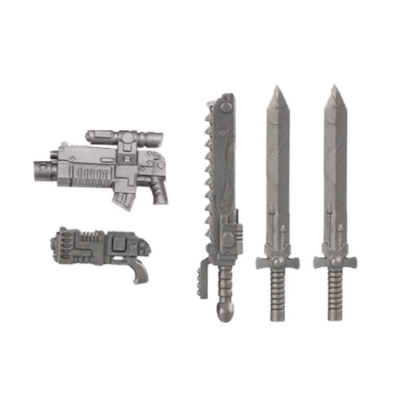 MOC War Building Blocks Movie Characters Soldier Weapons Accessories Rifle Heavy Demolition Pistol Mini Brick Gift Toy X018 DIY