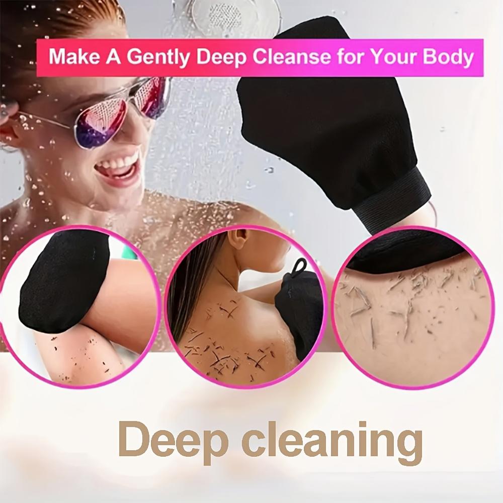 1/2/3ks Hammam Koupelová Peelingová Rukavice Exfoliační Tělová Obličejová Opalovací Masážní Rukavice Exfoliátor Rukavice Koupel Sprcha Mytí