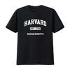 Harvard Massachusetts MA vintage stan Styl sportowy Koszulka vintage Prana Wygodna Unisex Lekko rozciągliwa Miękka