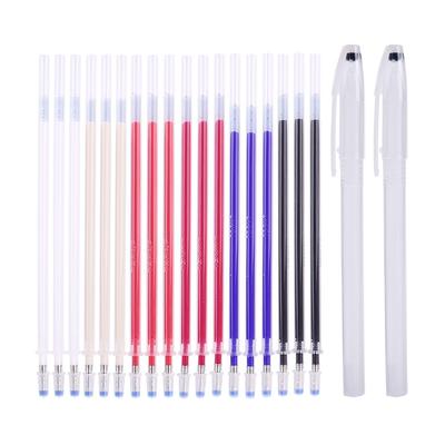 40 pz/set Pennarelli per Tessuto a Scomparsa Ad Alta Temperatura Matita Dissolvenza per Linee di Disegno Penne Scatola di Accessori per Cucito Artigianale Fai da Te