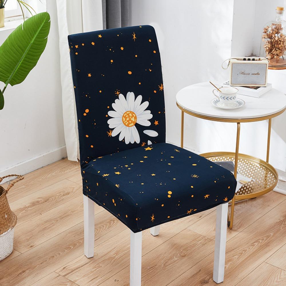 

Stretch Chair Covers Office Elastic Chair Slipcovers Simple Universal Seat Protectors 1pc