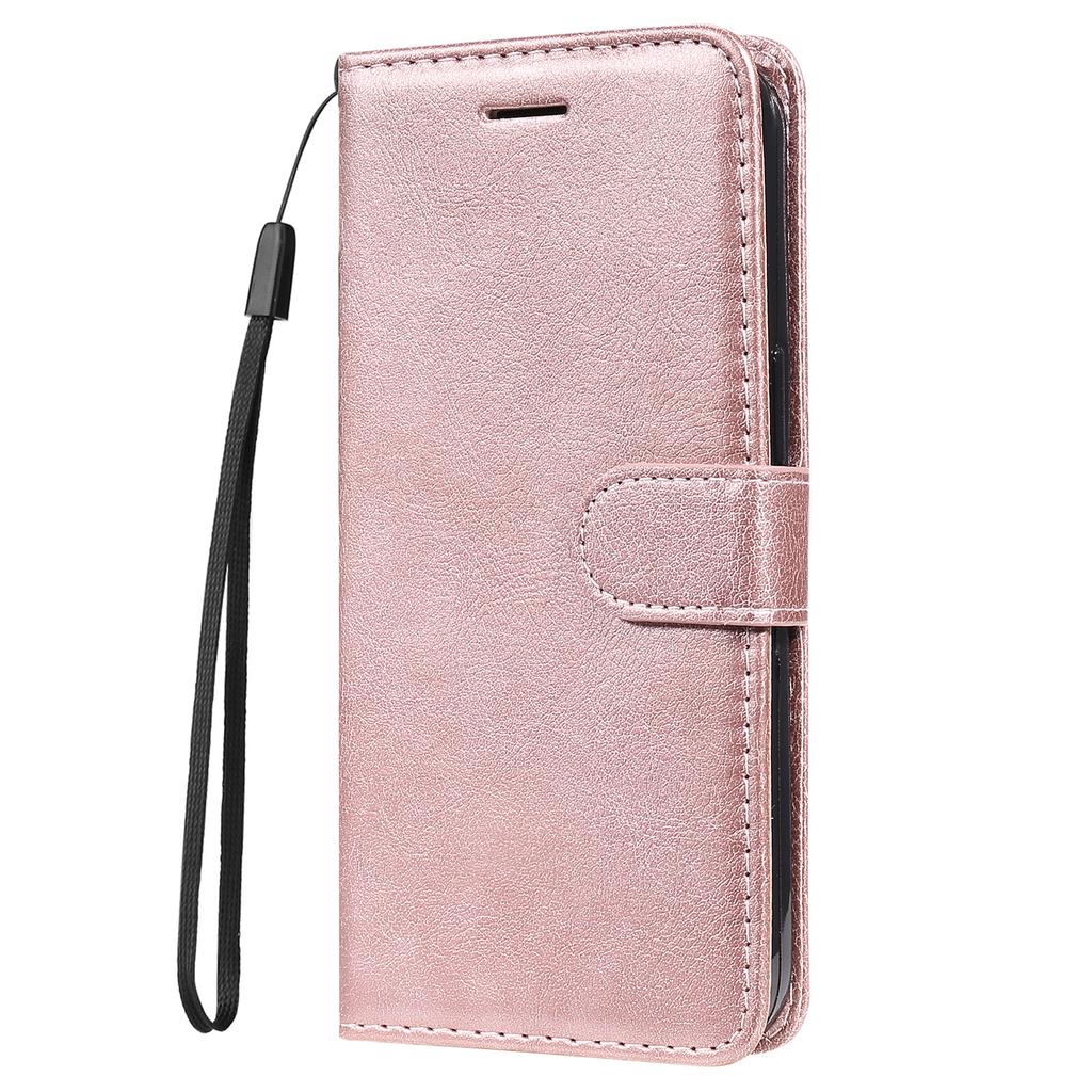For OnePlus Nord CE 3 Lite 5G/Nord N30 5G Case Solid Color Leather Mobile Cover Wallet Stand with Strap