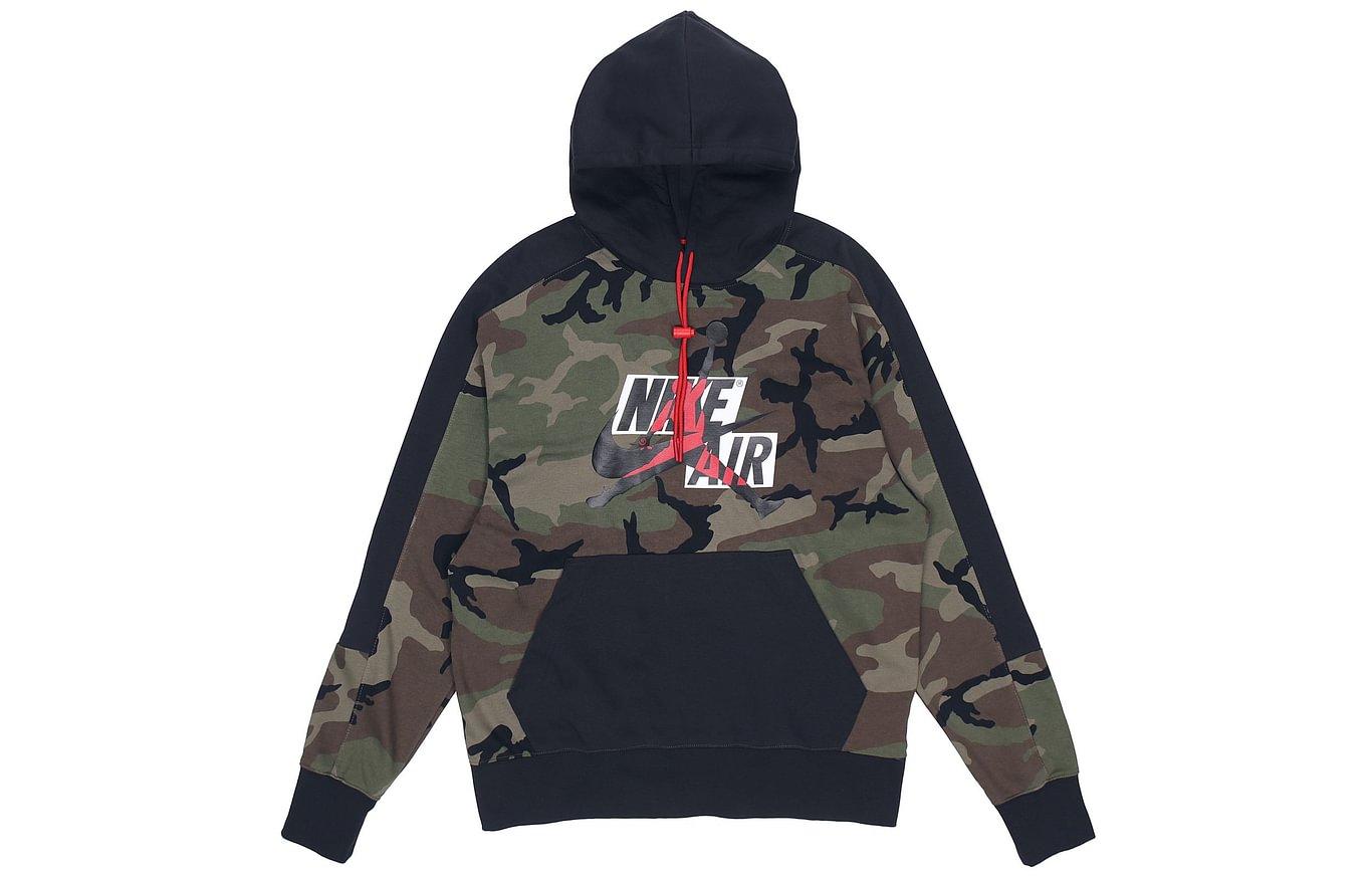Jordan Jumpman Hoodies Classics Camo  Olive Green  CU2902-222 L