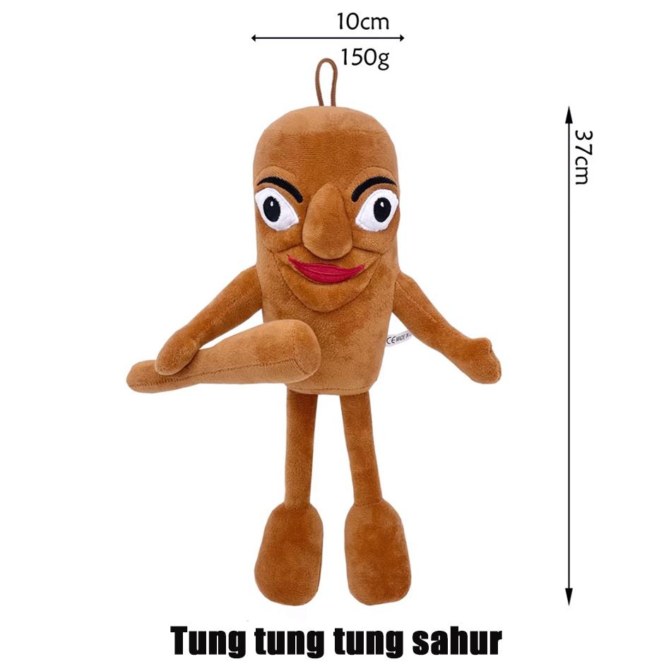 Fun Plush Doll Tung Tung Tung Sahur And Tralalero Tralala Shark Anime Character Styling Stuffed Soft Pillow Custom Toys Gifts