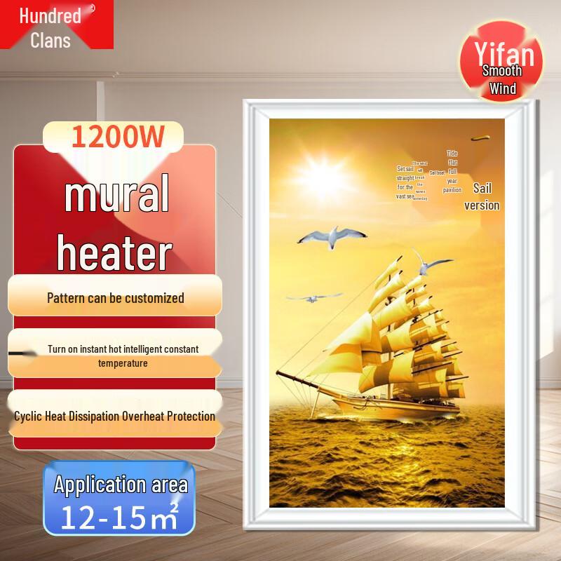 

Настенный электрический обогреватель-мурал Baichi Graphene