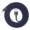 Cable Baseus  Baseus Cafule USB-A / Lightning 1.5A QC 3.0 Cable 2 M - Blue-gold