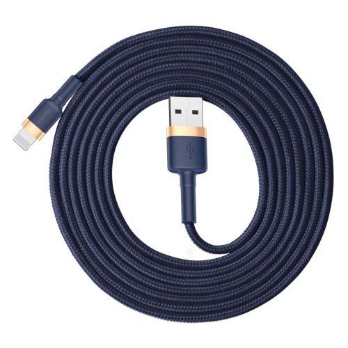 Cable Baseus  Baseus Cafule USB-A / Lightning 1.5A QC 3.0 Cable 2 M - Blue-gold