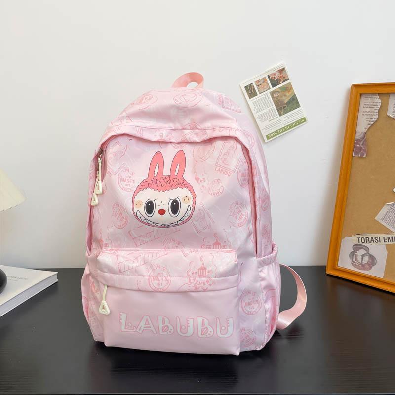 School bag new backpack female high school student trend cartoon animation backpack fashion going out casual backpack