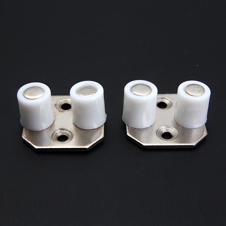 Stainless Steel Sliding Door Positioner: Anti-Swing Wardrobe Push-Pull Bearing Accessory