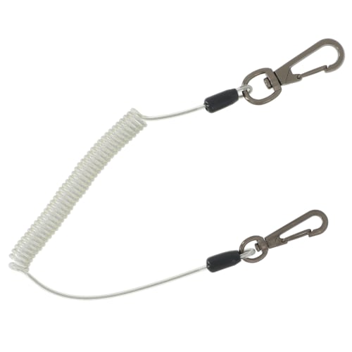 Takagi Safety Cord, 1.0kg, Tool Drop Prevention, Loss Prevention, Safety Measures, Strap, Spiral Cord, Curl Cord, Wire, Stretchable, Snap Hook, Clear