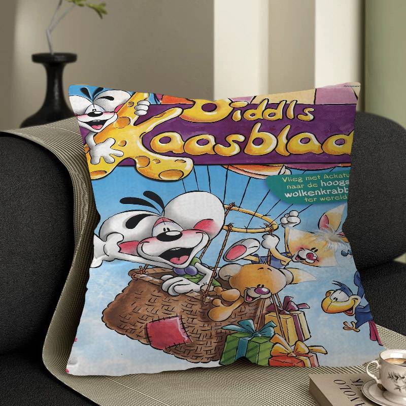 Cartoon DDiddl Classic Personalized Picture Text Home Decorative Pillows Household Gifts xcm