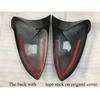 Carbon Fiber Look Side Rear View Mirror Cover Cap Shell Trim For KIA K3 Forte