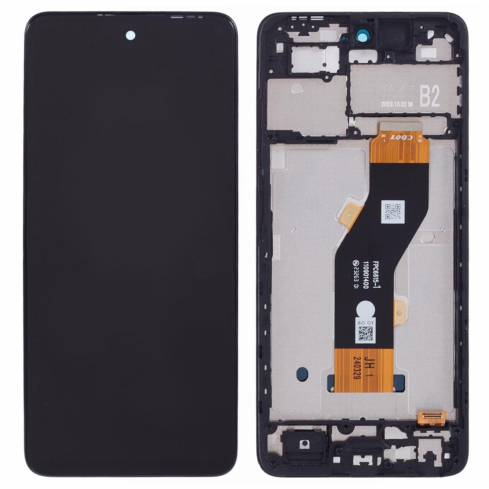 

Для TECNO Spark Go 2024 4G BG6 Рівень C РК-екран і тачскрін у зборі+Рамка Запасна частина (Без логотипу) Type A