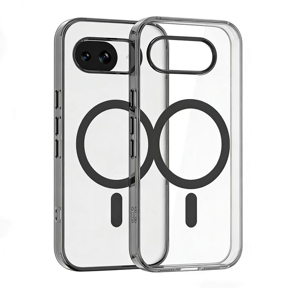 Clear Acrylic For Magnetic Case For Google Pixel 10 Pro XL 10A 9A Wireless Charging Shockproof Hard Bumper Cover