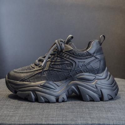Lässige Damenschuhe Frühling/Sommer Neue Dad-Schuhe Dicke Sohle Innenhöhe Erhöhend Sportschuhe Damen Sneaker Damen Luxus