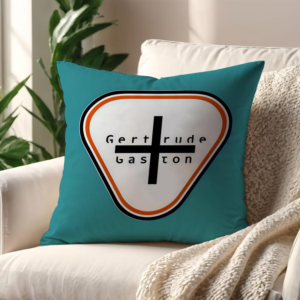 

New Fashion G-Gertrude cushion cover Decoration Room Shop Car Best Home Office Coffee Pillow Sofa Printing Nordic Simplicity Hit 12x12Inch