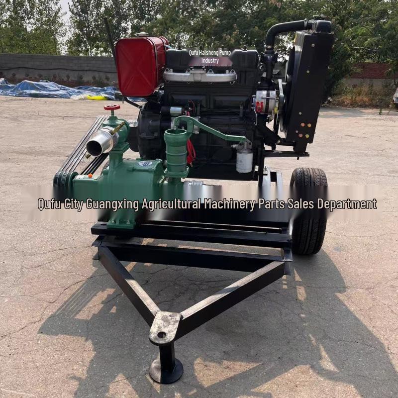 High-Lift 4-Cylinder Diesel Water Pump, 120 Cubic, 4-Inch Centrifugal Pump for Agricultural and Irrigation Use