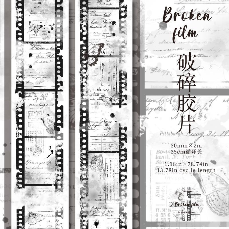 1pcs/1lot Decorative Adhesive tapes Ink marks between papers Scrapbooking DIY Paper Scrapbooking Stickers