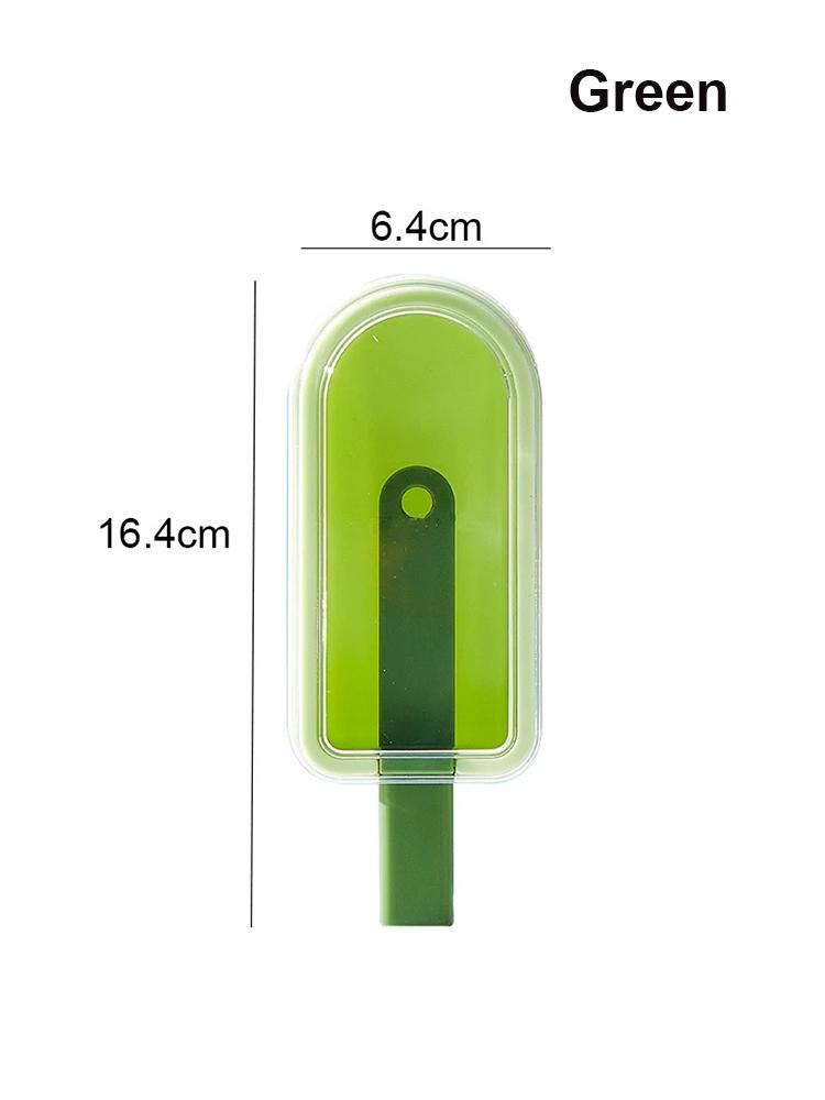 DIY Silicone Ice Cream Mold with Stick Lid Reusable Ice Cream Makers Dessert Ice Popsicle Mold Creativity Stackable Ice Pop Mold