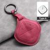 Leather Car Key Case Cover Shell for SGMW Wuling BINGO Airev 2025 for Baojun Kiwi EV Remote Car Key Keychian Accessories
