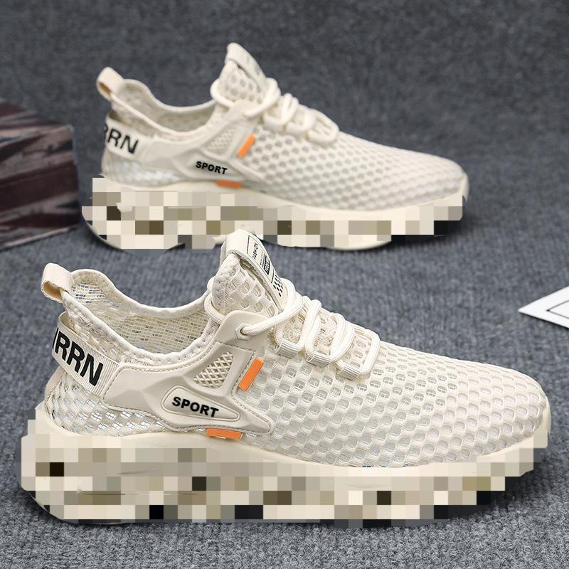 

Men s and women s couple shoes summer men s shoes round head breathable hollow casual sports shoes mesh sports hollow men s shoes 39