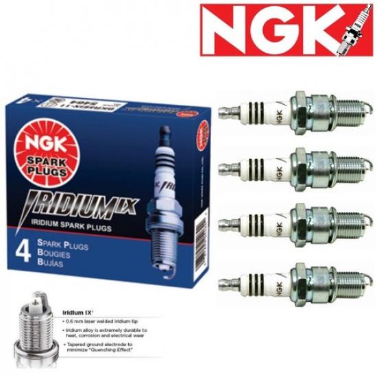 4 Pack  Iridium IX Spark Plugs 2001-2007 Dodge Caravan 2.4L L4 Kit Set