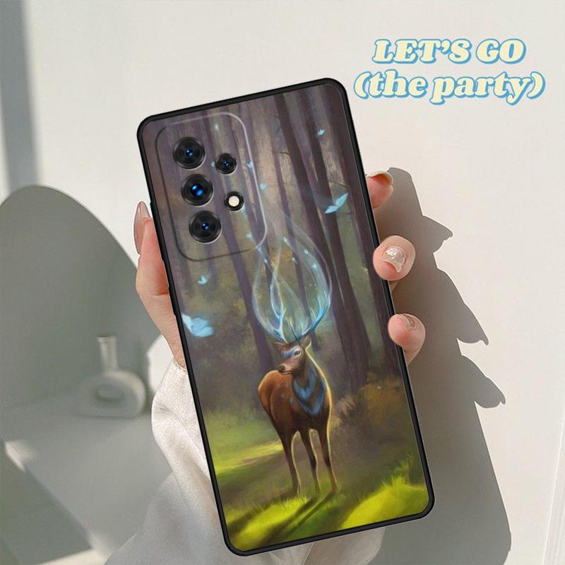 Tier Hirsch Kunst Handyhülle Für Samsung Galaxy A42 A31 A40 A51 A71 A32 A80 A91 A52 A72 A73 A20e A21S A50 A70 A11 A12 Hülle
